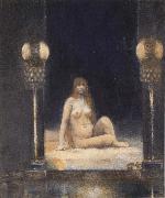 Fernand Khnopff Of Animality oil painting artist